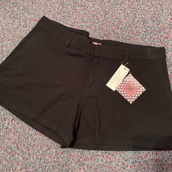 Black Denim Short Shorts